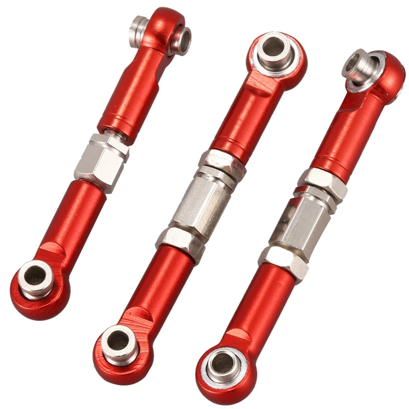 Для WLtoys 144001 1/14 RC автозапчасти металлическая тяга сервопривода набор рулевой