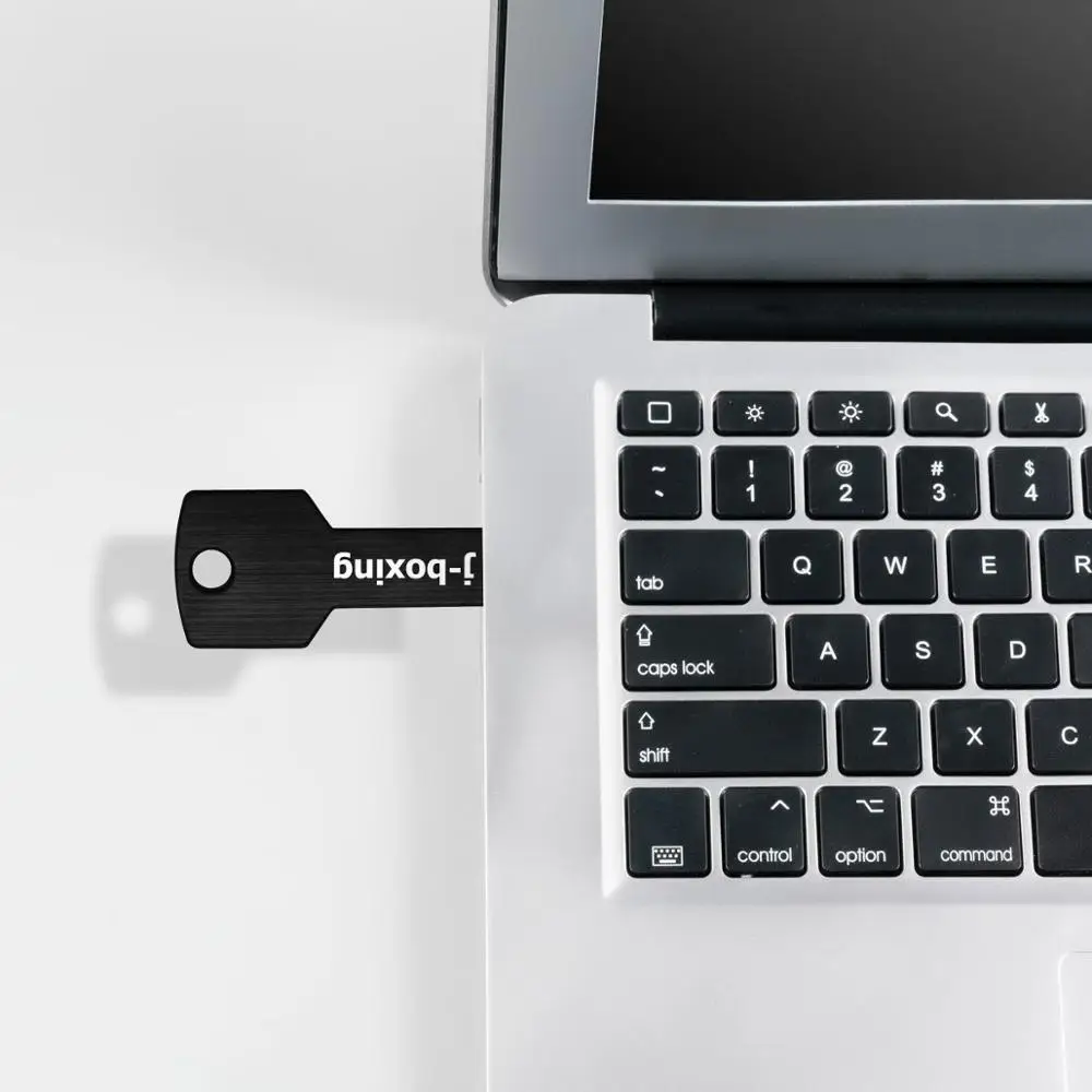 J-boxing черный металлический ключ формы 16 ГБ USB флэш-накопитель флеш-накопитель 2 0