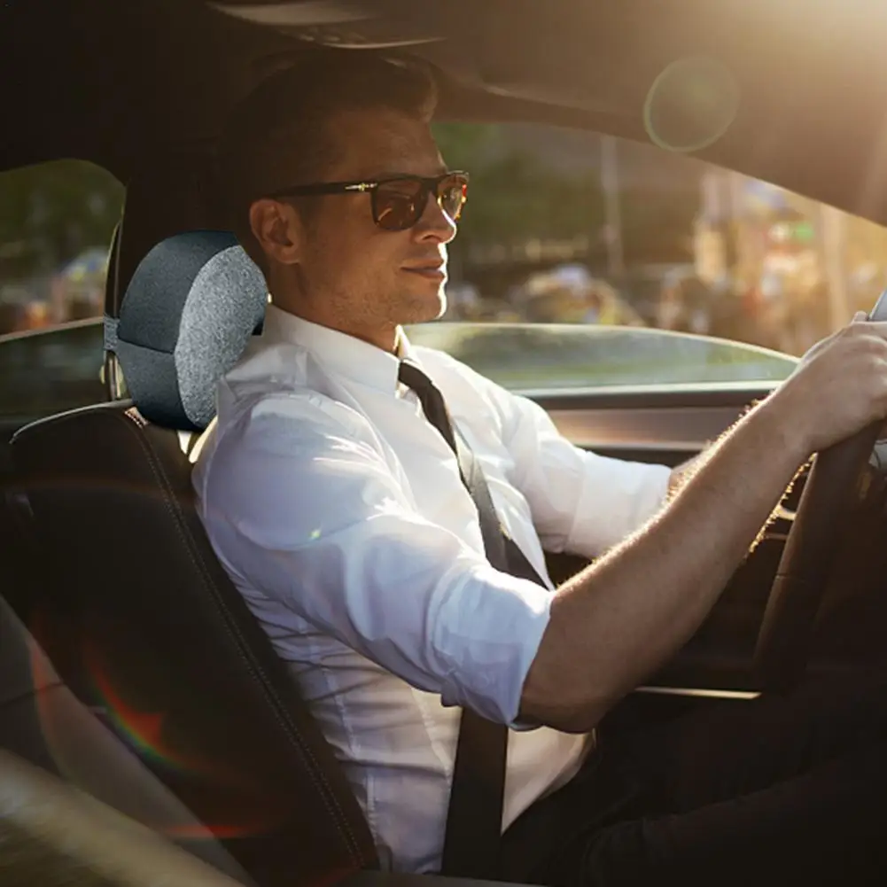 Подушка поясничная для автомобильного сиденья поддержка шеи 3D из пены с эффектом