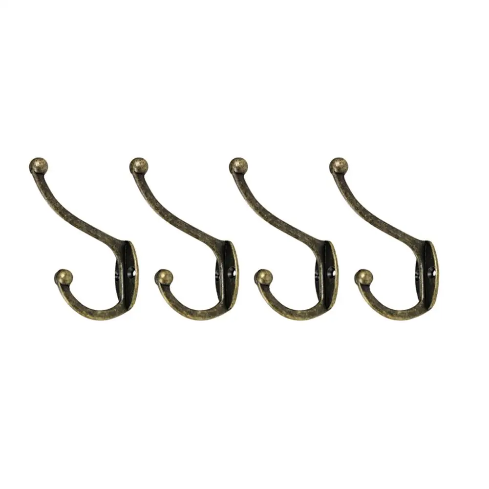 

1Pc Vintage Bronze Home Furniture Wardrobe Wall Mount 1-Hook Clothes Towels Hanger household Organizer Storage Rack Holder Hook