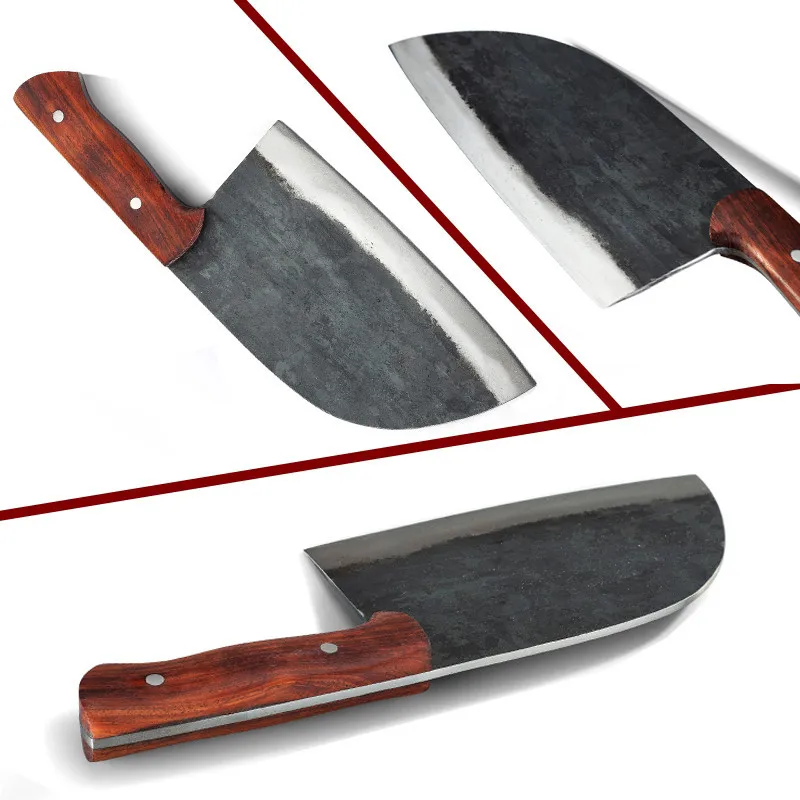 Handssharp китайский кухонный нож мясника ручной работы шеф-повара Тан инструмент для