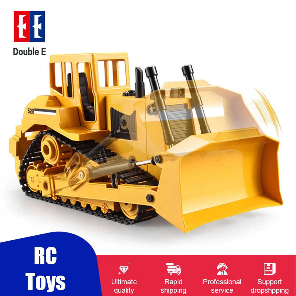 

DOUBLE E E529 1:20 RC Cars Truck Bulldozer Tractor Model Engineering Vehicle Excavator 2.4GHz Radio Controlled Car Toy For Boys