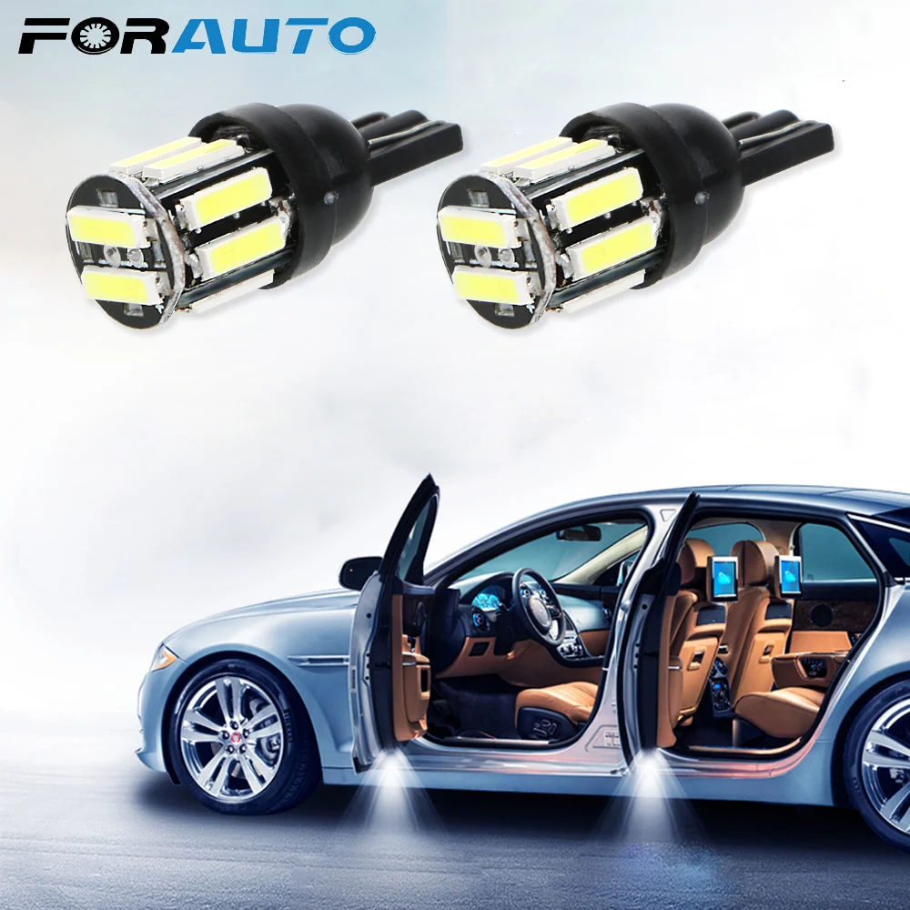 FORAUTO 1 пара T10 W5W 7020 10SMD чтение светильник Замена заднего инструмент Панель лампа