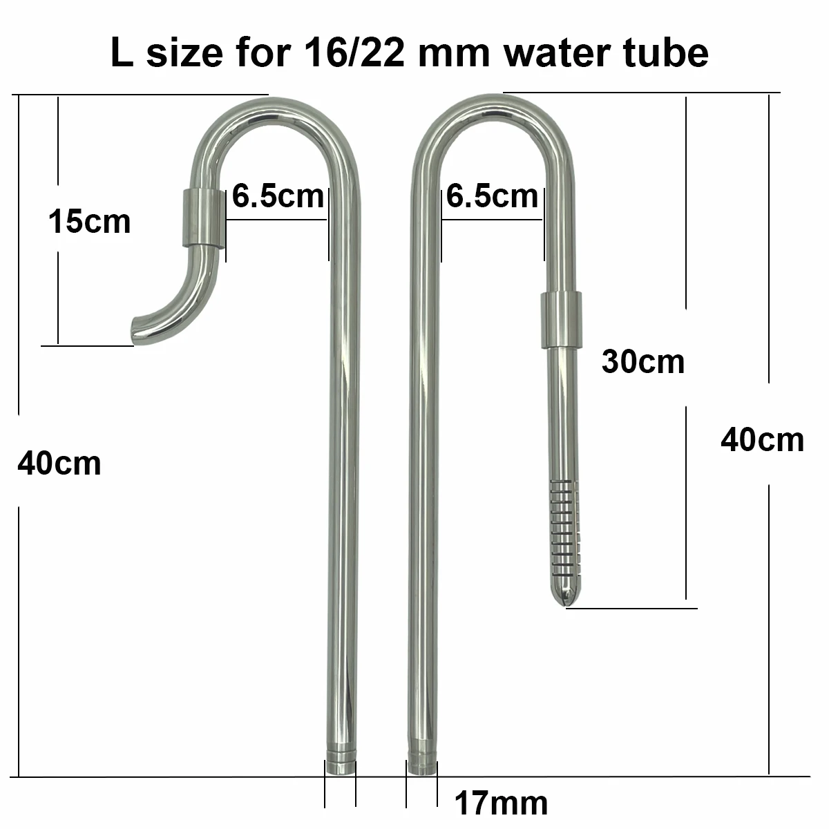 Class 1 304 Stainless Steel Inflow Outflow Pipe with Skimmer for Filters Arcrylic Fixer | Дом и сад