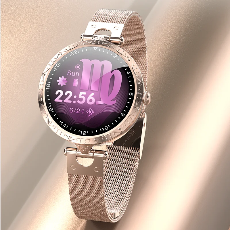 AK22 Смарт часы для женщин 2020 полный сенсорный Экран дамы Smartwatch сердечного ритма в