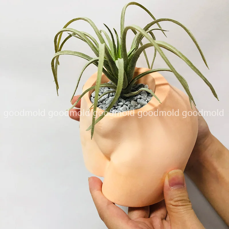 Художественная форма для вазы бетонная украшения дома силиконовая тела цемента