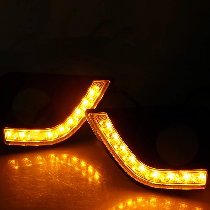 Светодиодный ные дневные ходосветильник drl с функцией диммера для Toyota MARK X REIZ 2011 ~