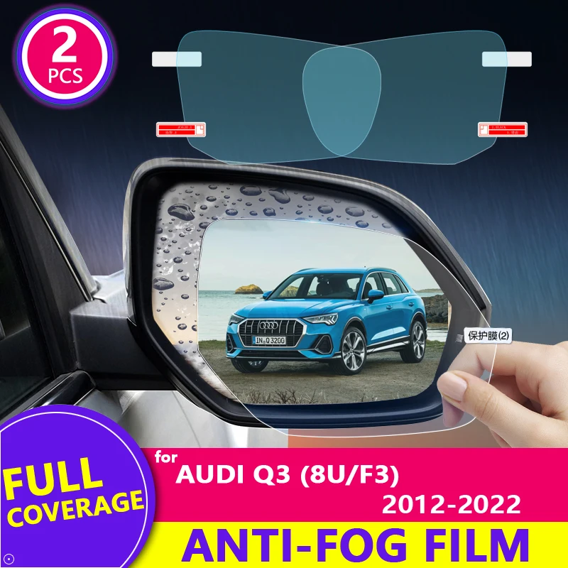 

Полноэкранная противотуманная непромокаемая пленка для Audi Q3 8U 2012 ~ 2017, автомобильная пленка заднего вида зеркальная защитная пленка, 2014, 2015, ...