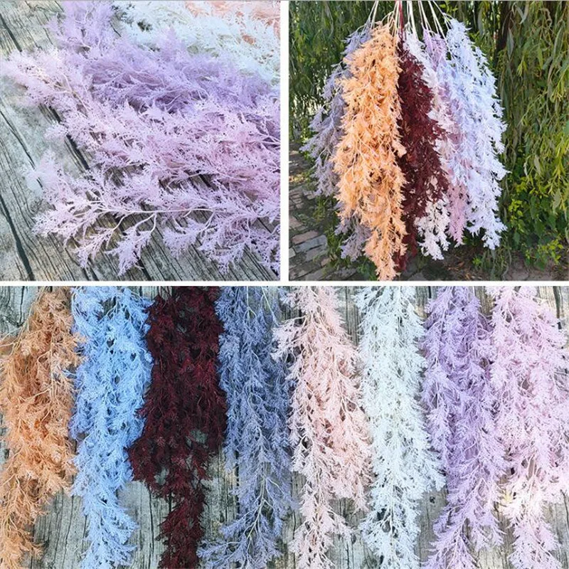 Искусственный Туманный цветок хлорофилл длина 41 34 дюйма имитация пластиковой