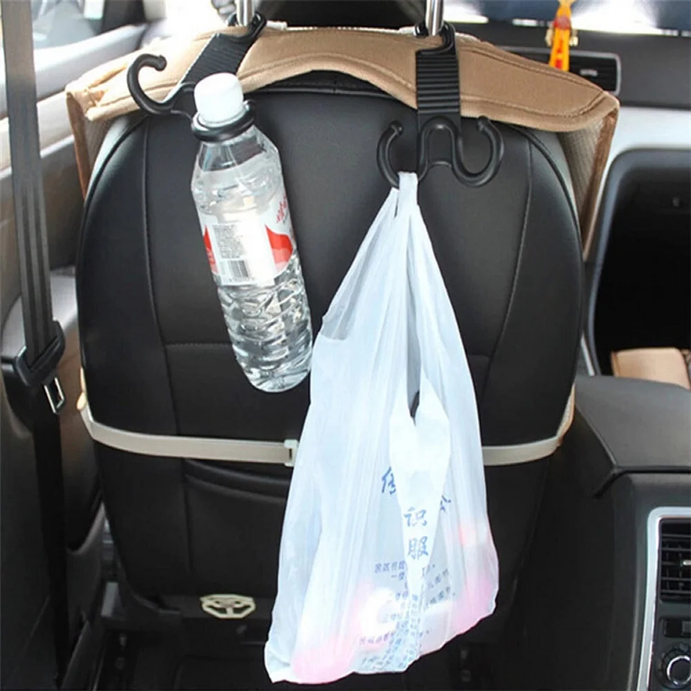 

Auto Rear Racks Hook Auto Fastener Clips Protable Car Headrest Hooks Seat Back Hanger Car Plastic Clip Vehicle Hook plastic clip