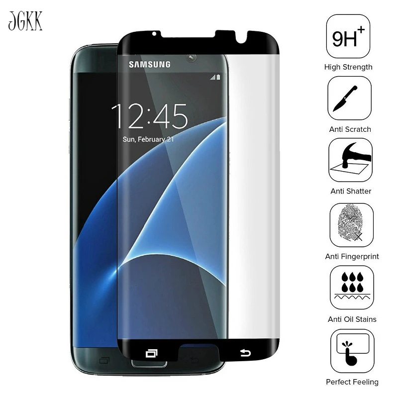 3D чехол JGKK для Samsung Galaxy S7 Edge S6 Plus протектор экрана из закаленного стекла +