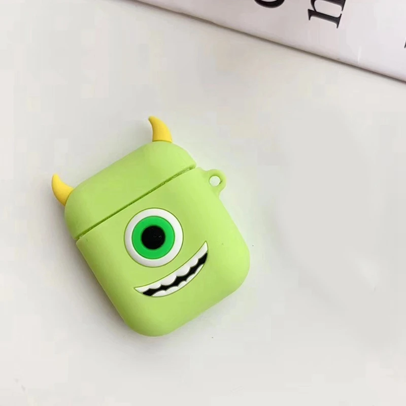 C1 Чехол для airpods 1/2 с милой уткой и милым котом из мультфильма для air pods 2, силиконовый чехол, Bluetooth, беспроводной чехол для наушников - Цвет: C1