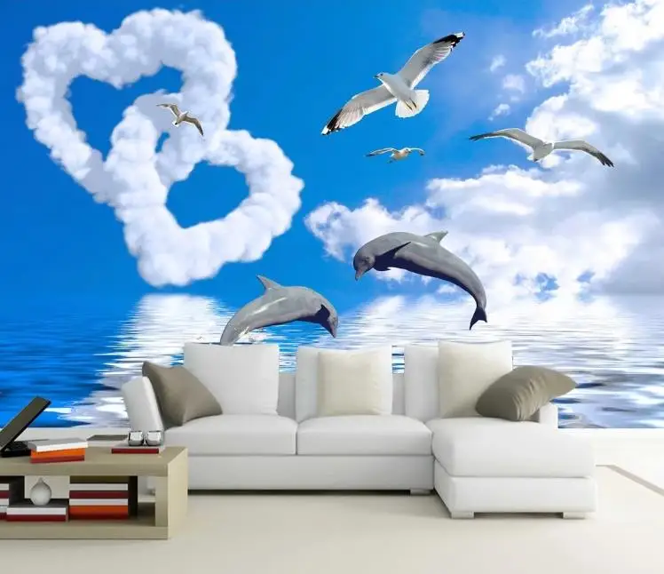 Настенные 3D обои любых размеров на заказ в европейском стиле с изображением