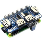 Aokin Raspberry Pi USB-Ethernet RJ45 сетевой порт, фоторазветвитель с 3 USB-портами, s 5V Hat для Pi 4 Model B 3B + 3B Zero W