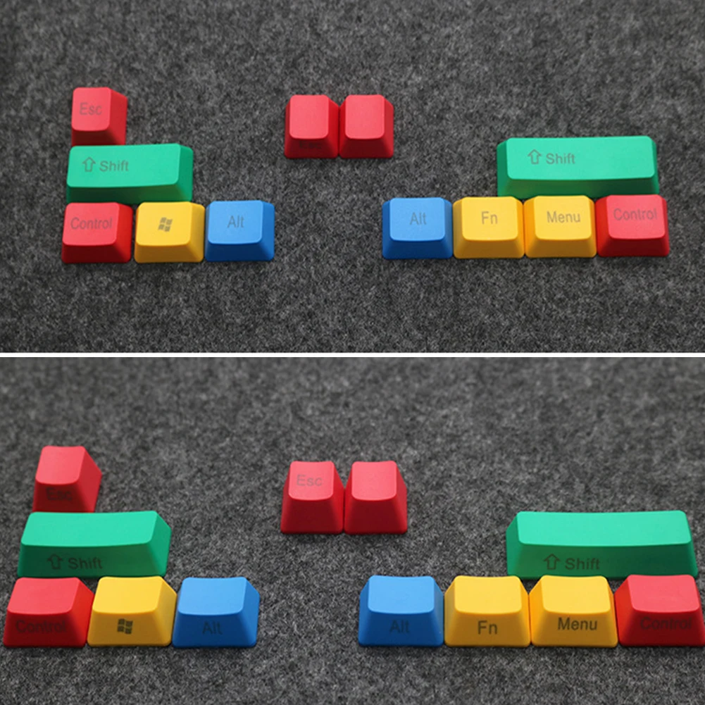 10 шт. PBT Замена RGBY цвет декоративная крышка механическая клавиатура Игровой набор