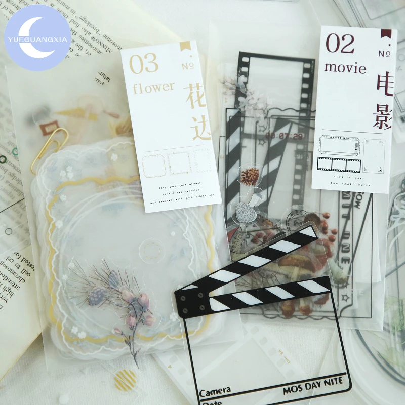 YueGuangXia квадратный коллаж DIY Пригласительные открытки прозрачный материал