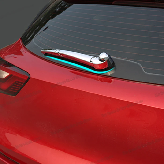 

Lsrtw2017 Abs Car Rear Window Wiper Trims for Mg Zs 2017 2018 2019 2020 Ev Accessories Auto Styling Glossy Silver