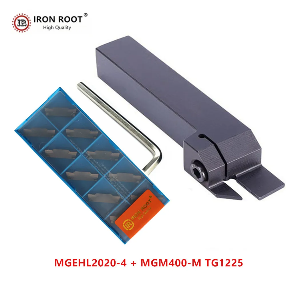 

1P MGEHR2020-4 / MGEHL2020-4 Grooving Turning Tool Holder +10P MGMN400 CNC Carbide Insert Metal Lathe