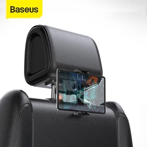 baseus car back seat headrest mount holder for ipad 4 7 12 9 inch 360 rotation universal tablet pc auto car phone holder stand free global shipping