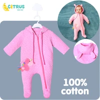 citrus baby rompers set newborn baby jumpsuit overall long sleevele spring cotton zipper girls baby casual clothes
