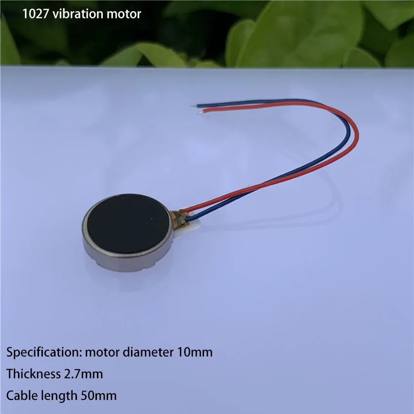 1 шт. DC 2 5 V 4 0 микро постоянного тока вибрационный мотор 1027 плоский Вибрационный
