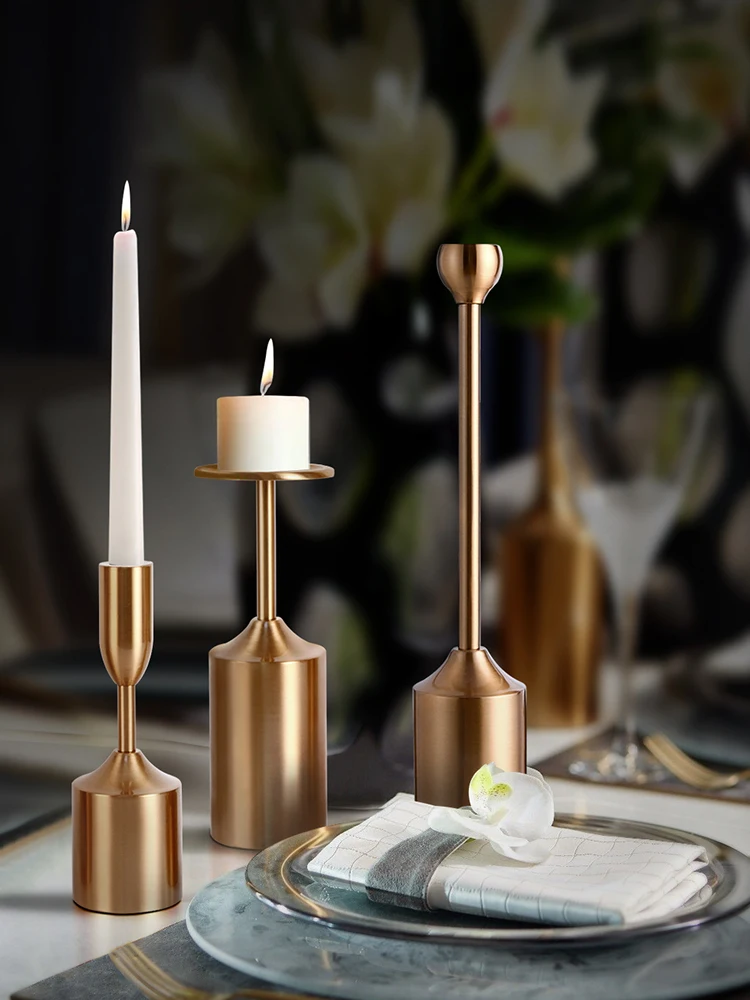 

Simple Creative Decor Tealight Candle Holders Modern Candlestick Glamour Decor Home Votive Support Bougie European Decor BJ50ZT