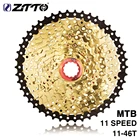 Велосипедная кассета ZTTO 11 s 46T MTB, черныйзолотой, 11 в, 22s, 11 скоростей, свободное колесо XT, K7, X1, X01, GXN, запчасти для горных велосипедов