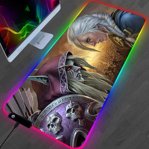 gaming laptop gamer desk large rgb world of warcraft mouse pad anime mausepad gamers accessories pc gamer complete rug varmilo free global shipping