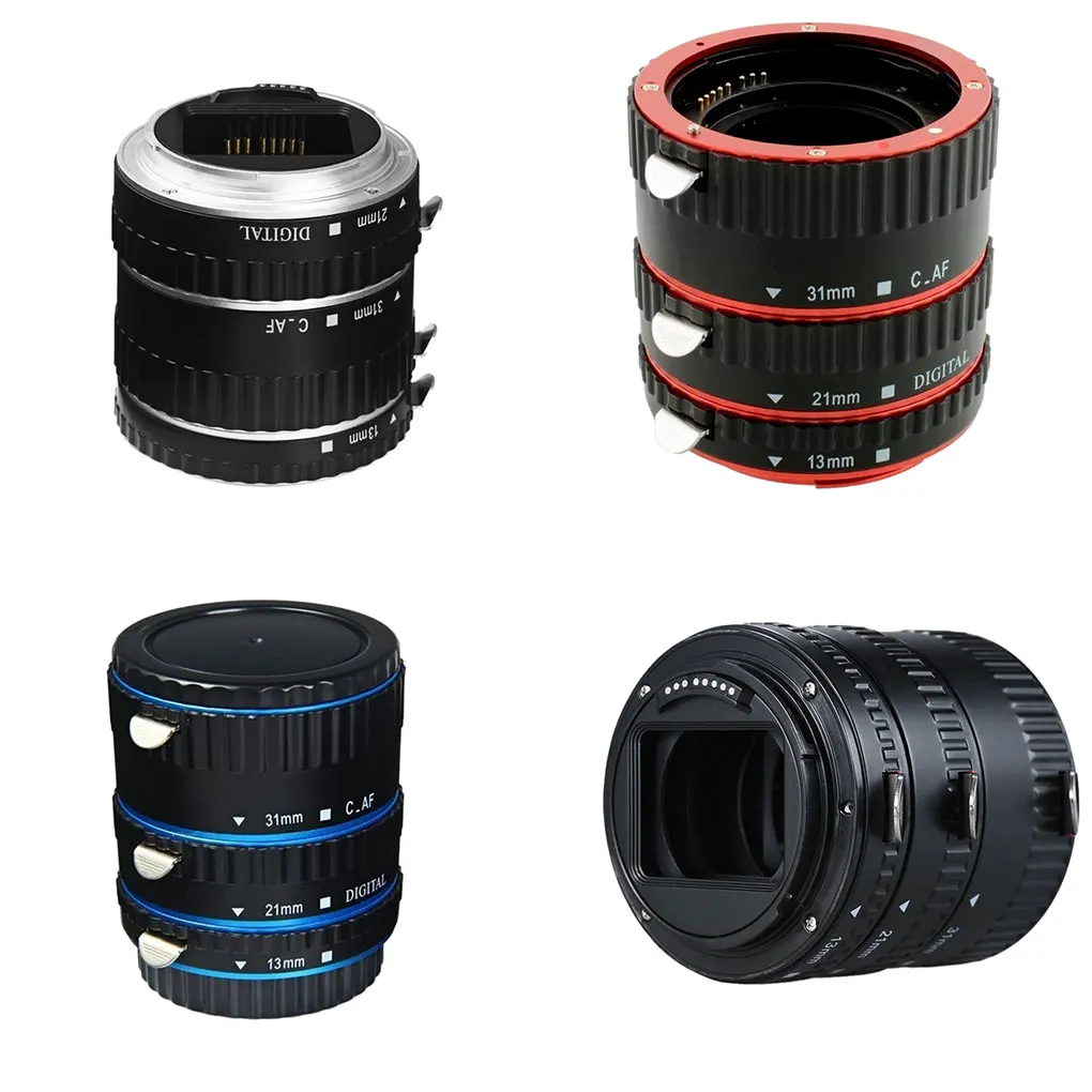 

Lens Adapter Mount Auto Focus AF Macro Extension Tube Ring for Canon EF-S Lens T5i T4i T3i T2i 100D 60D 70D 550D 600D 6D 7D lens