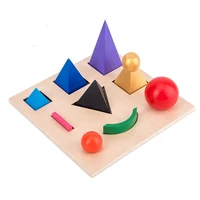 baby montessori toys wooden puzzle assembly sorting stacking building blocks toys educational toys for children