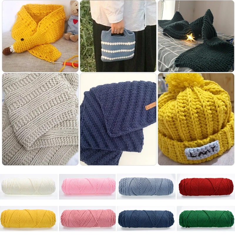 Шарф вязаный шерстяной 100 г/рулон | Дом и сад