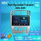 Автомагнитола 2DIN Android 10,0 для Hyundai Tucson 2004-2009, GPS-навигация, стереоприемник, Авторадио DSP, автомобильный мультимедийный плеер IGO