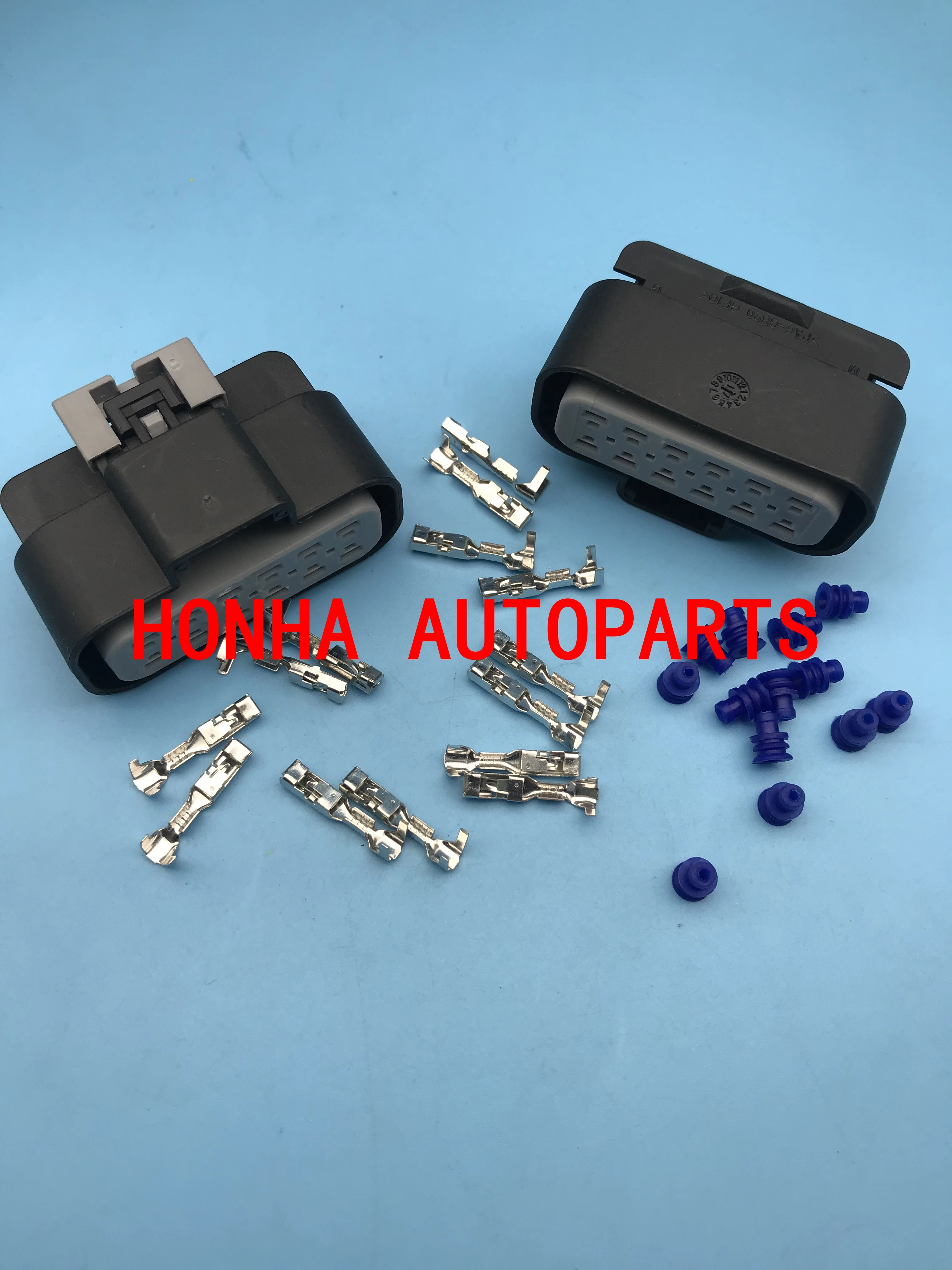 Бесплатная доставка 2 комплекта 12-контактный гнездовой разъем forDelphi автоматический разъем Электрический Водонепроницаемый Кабельный разъем 15326910