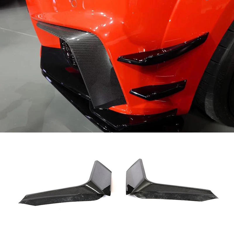 Туман светильник крышка сплиттер Canard для Audi TT RS 2016-2018 противотуманная фара Cupwings