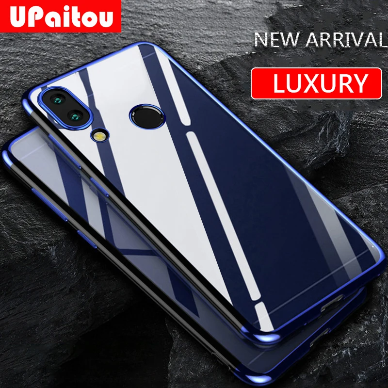 UPaitou роскошный чехол с покрытием для Xiaomi Redmi 8A K20 Note 8 7 6 5 Pro 6A Plus Prime TPU мягкое ясное