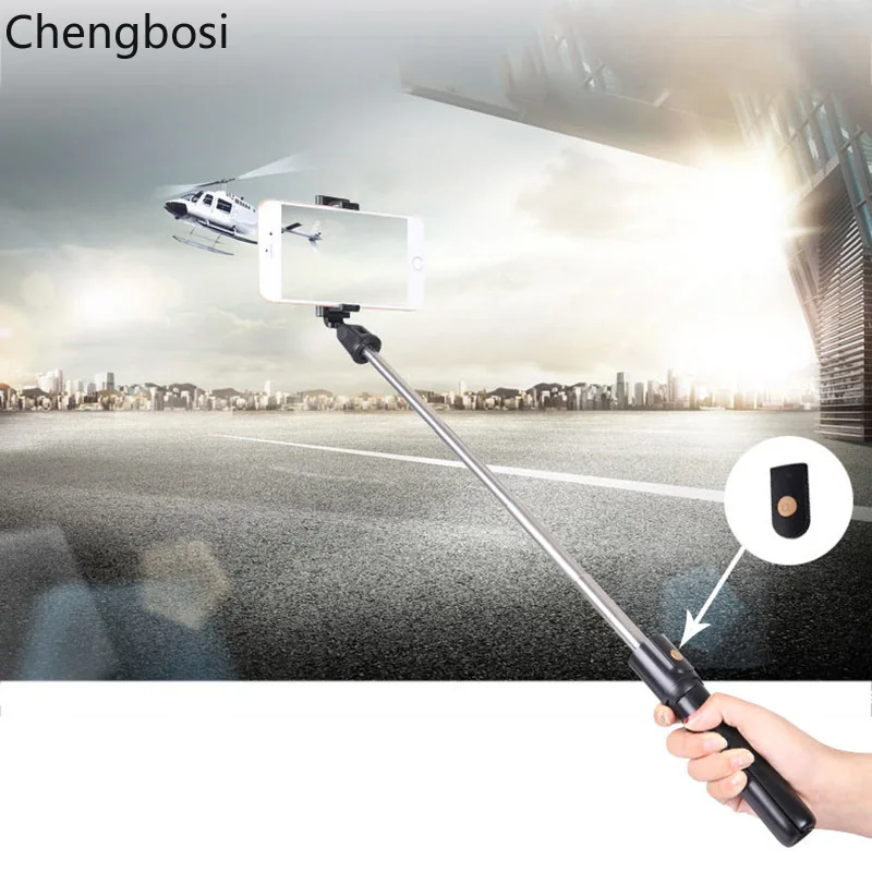 Беспроводная селфи палка 3 в 1 универсальный раздвижной мини штатив для IPhone XR X 7 6s