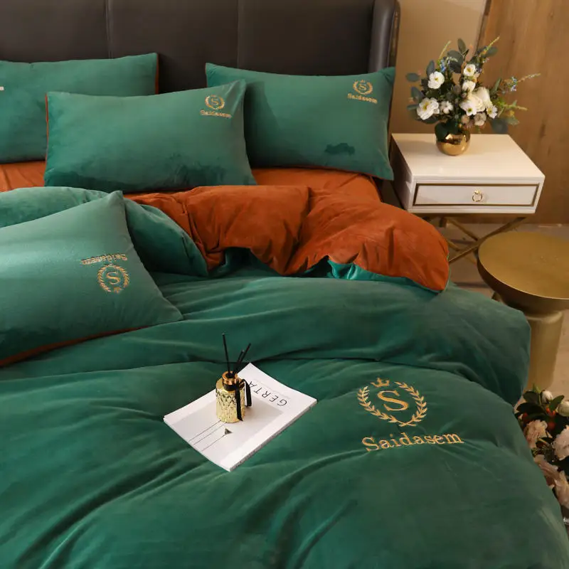 1 шт. зимнее одеяло чехол для кровати Королевский размер однотонный Nordica детей