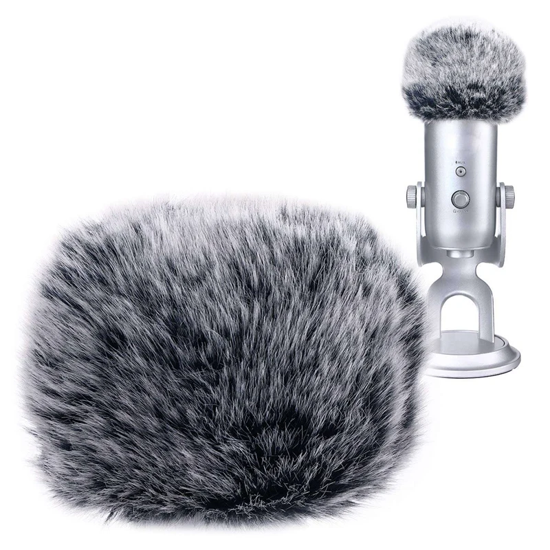 Меховой фильтр для ветрового стекла Blue Yeti Pro конденсаторный Usb-микрофон |