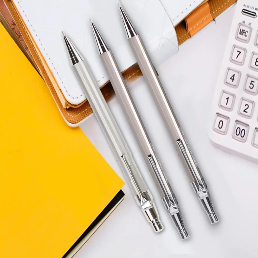 

1pcs 0.7mm Graphite Drafting Metal Writting Automatic Stationery Pencil Office Mechanical School Supplies U2T6
