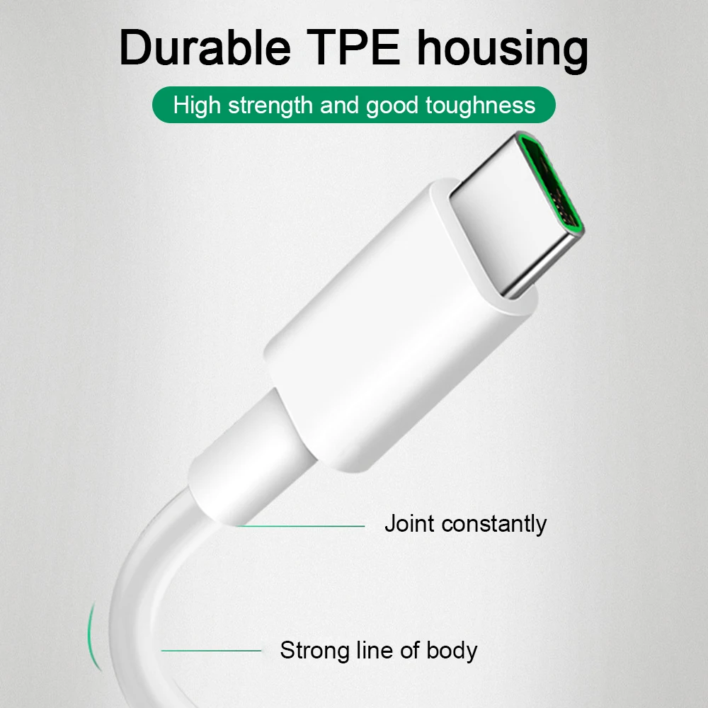 

5A USB Fast Charging Cable 1m Type C Super Flash Charger Cord 4A Micro USB Quick Charger Wire Line Support VOOC for Oppo