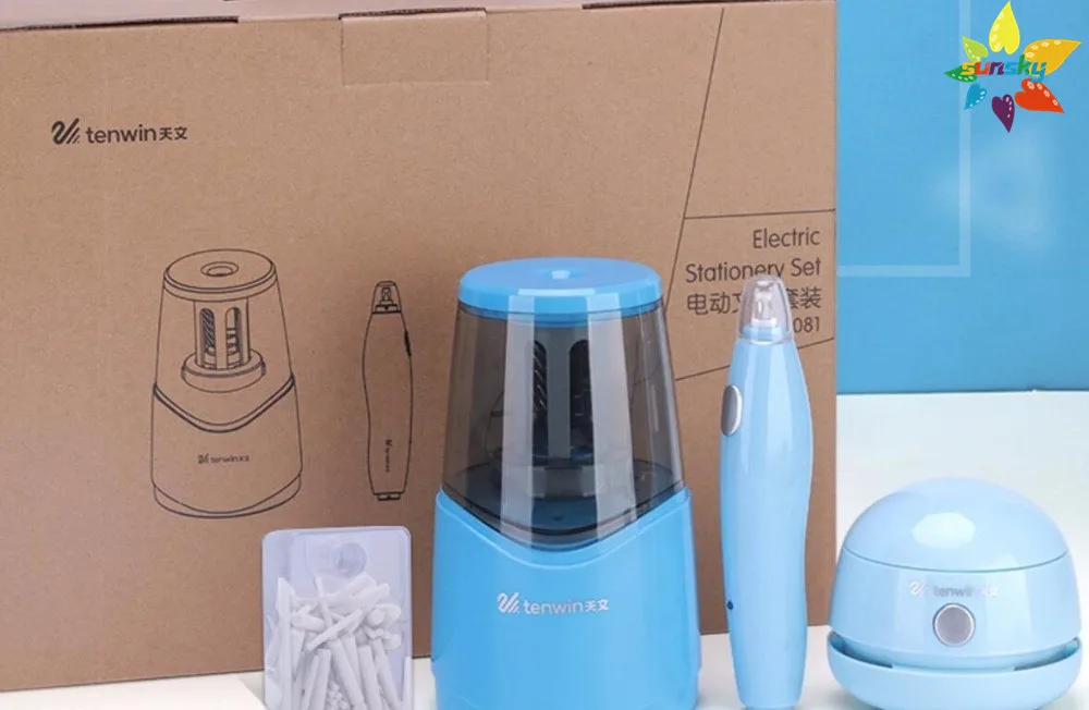 1 комплект новый электрический Канцелярский набор школьных принадлежностей