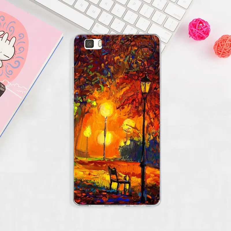 Claude Monet Impression Rising Sun Soft Phone Case for Huawei Honor 6 6A 6C 6X 7 7A 7C 7X 8 8A 8C 8S 8X 9 10 20 Lite Pro | Мобильные