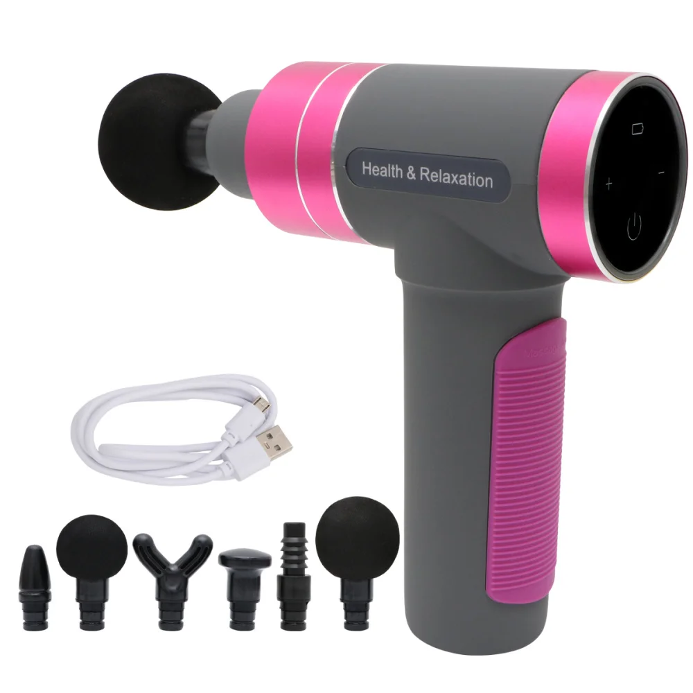 

1pc Electric Fascia Massager USB Charging Muscle Relaxation Massager Vibration Fitness Equipment Muscle Massager (Purple)