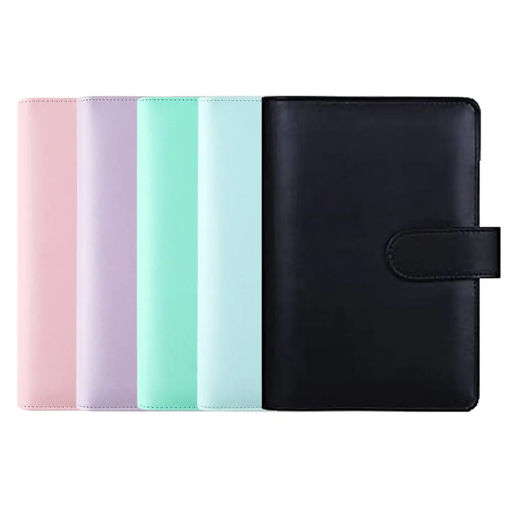 

12 Pieces Binder Budget Planner Cash Envelope Binder with Budget Envelopes A6 Binder Pockets Cash Envelope Wallet for Budgeting