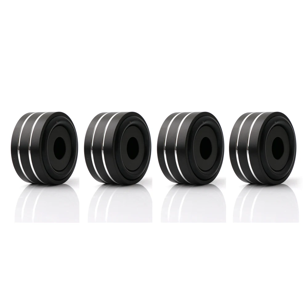 4Pcs SP4020 HiFi AMP Speaker Aluminum Isolation Feet Pad Use For Turntable DAC Stereo Audio Speakers Amplifier Pads 40x20mm | Электроника