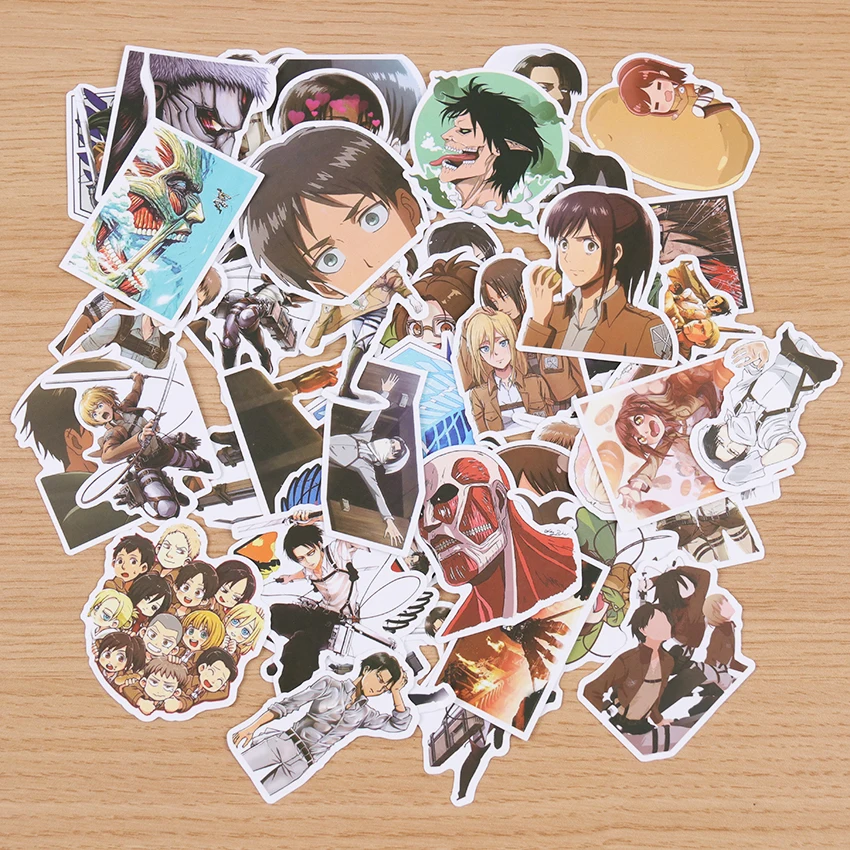 50 шт. Аниме обувь для косплея по аниме атака на Титанов ПВХ Водонепроницаемый