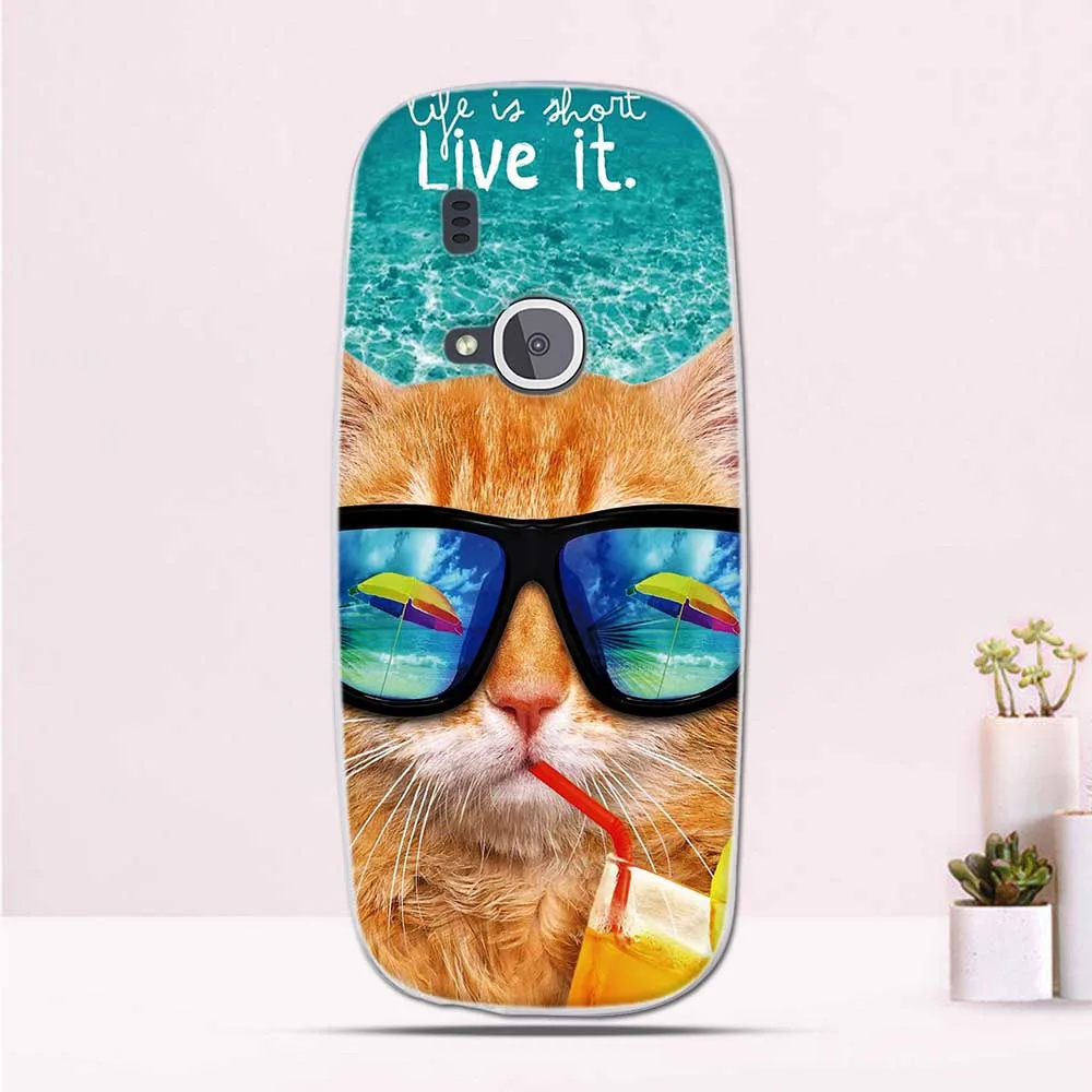 ТПУ чехол для Nokia 3310 2017 телефона бампер с принтом силиконовый корпус|Бамперы| |