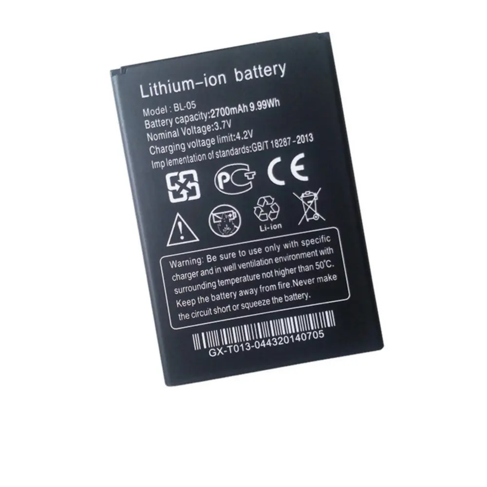 

High quality Replacement Battery Original size batteries 2700mAh bl-05 for THL L969 Smart Phone batteries