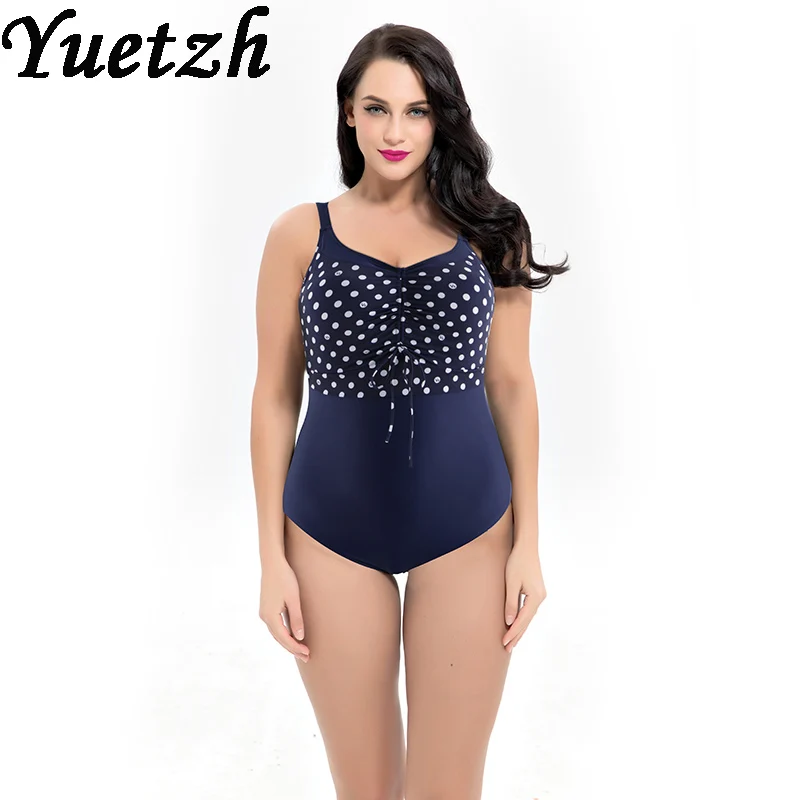 Женский купальник большого размера плюс слитный пуш ап русская пляжная одежда