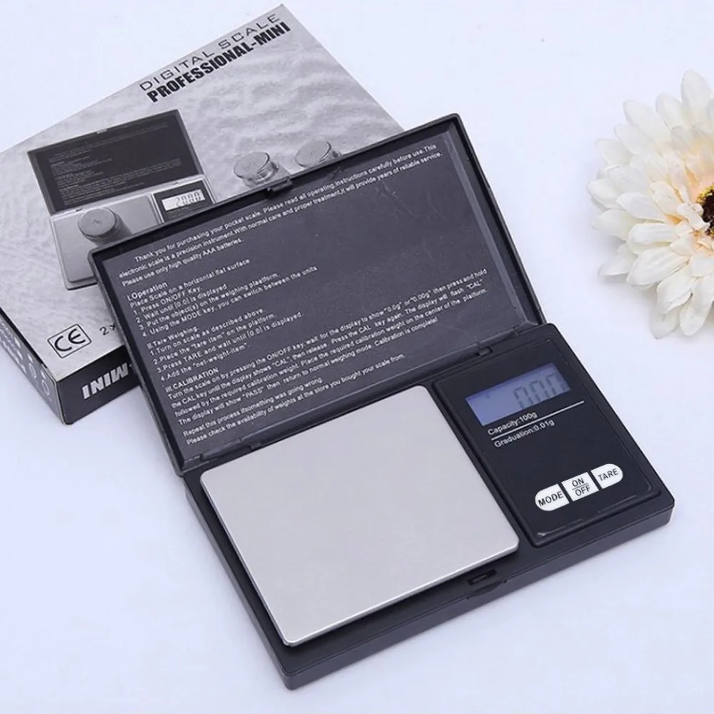 

100g/0.01g LCD Digital Pocket Scale Jewelry Gold Gram Balance Weight Scale